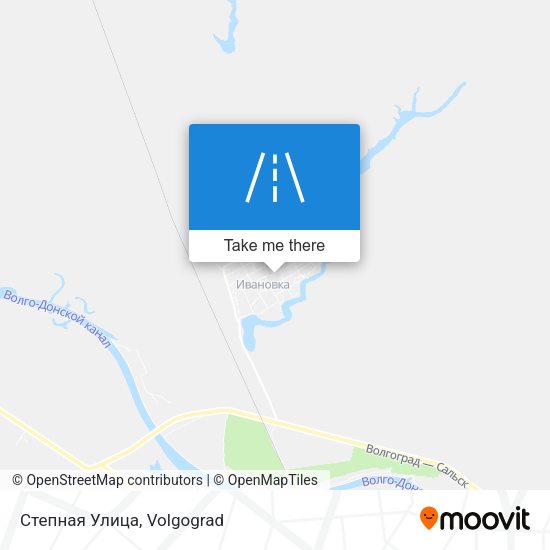 Степная Улица map