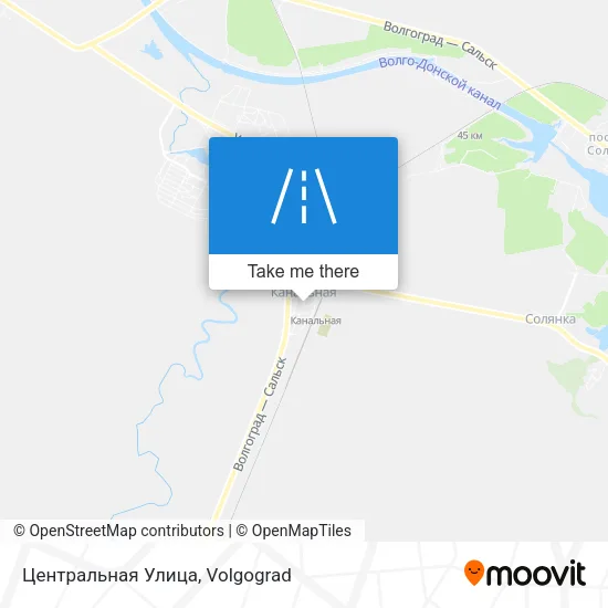 Центральная Улица map