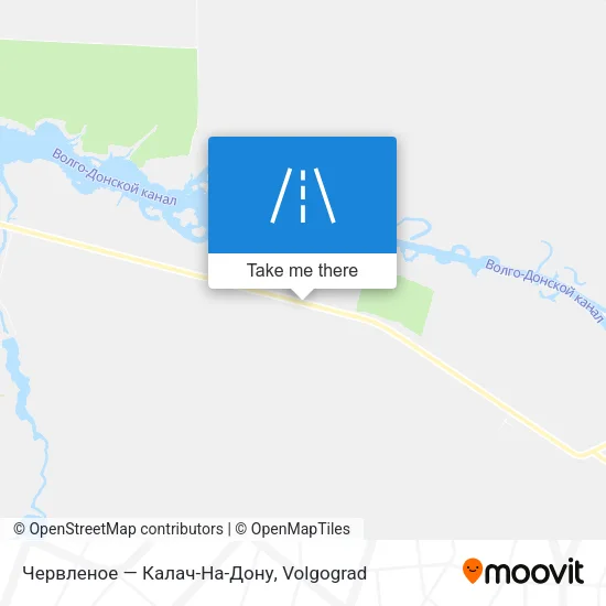 Червленое — Калач-На-Дону map