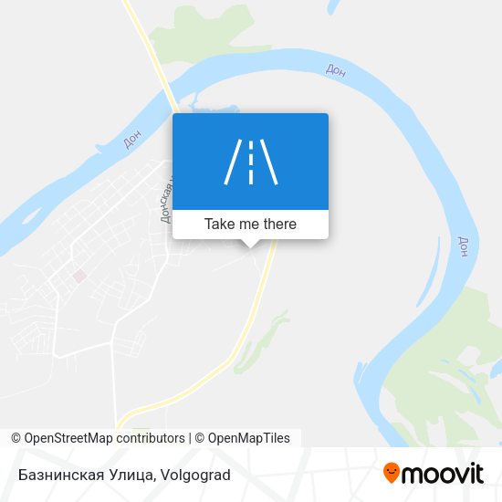Базнинская Улица map