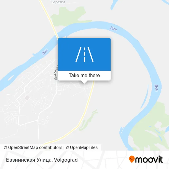 Базнинская Улица map