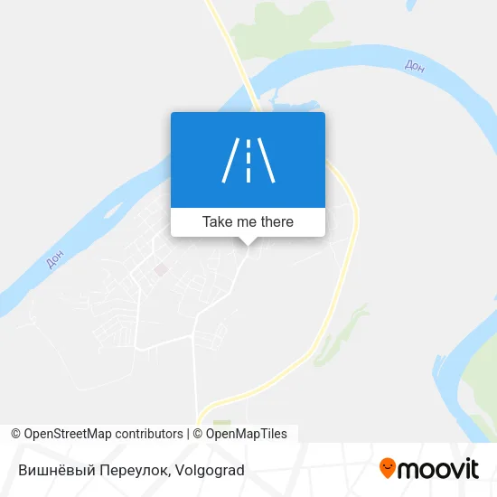 Вишнёвый Переулок map