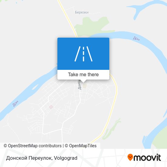 Донской Переулок map