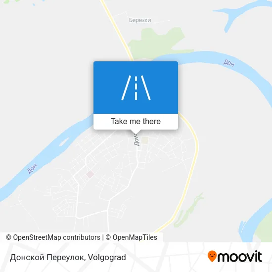 Донской Переулок map
