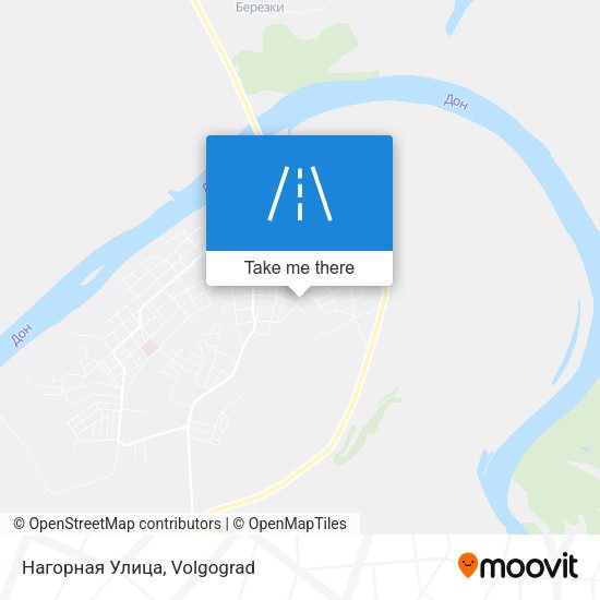 Нагорная Улица map