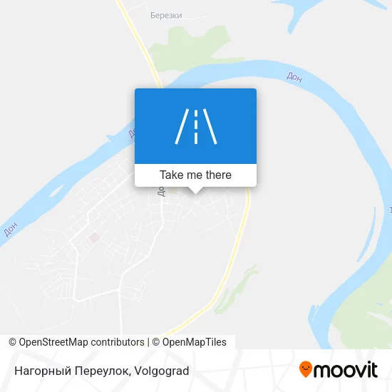 Нагорный Переулок map