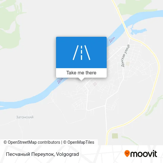 Песчаный Переулок map
