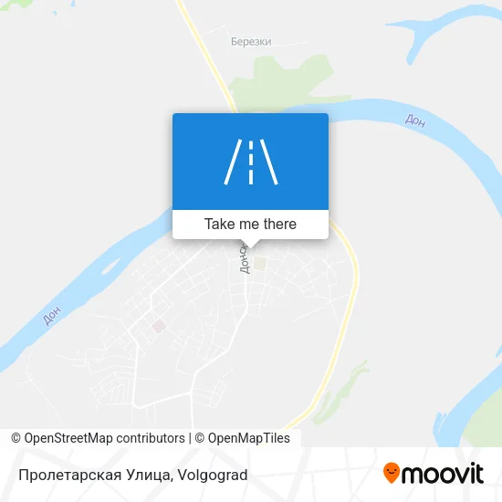 Пролетарская Улица map