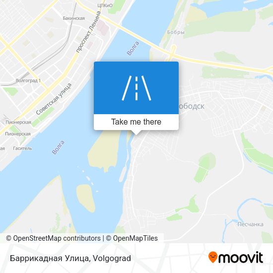 Баррикадная Улица map