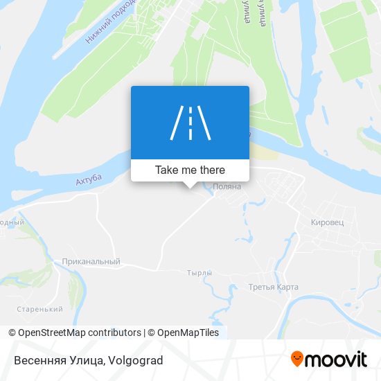 Весенняя Улица map