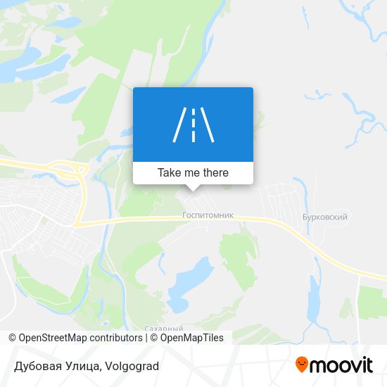 Дубовая Улица map