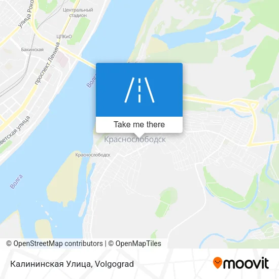 Калининская Улица map