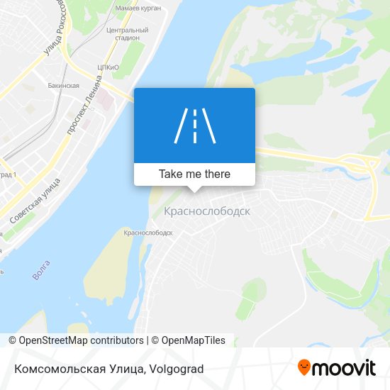 Комсомольская Улица map