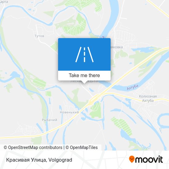 Красивая Улица map