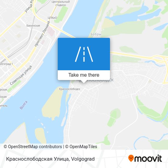Краснослободская Улица map
