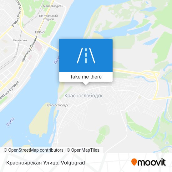 Красноярская Улица map