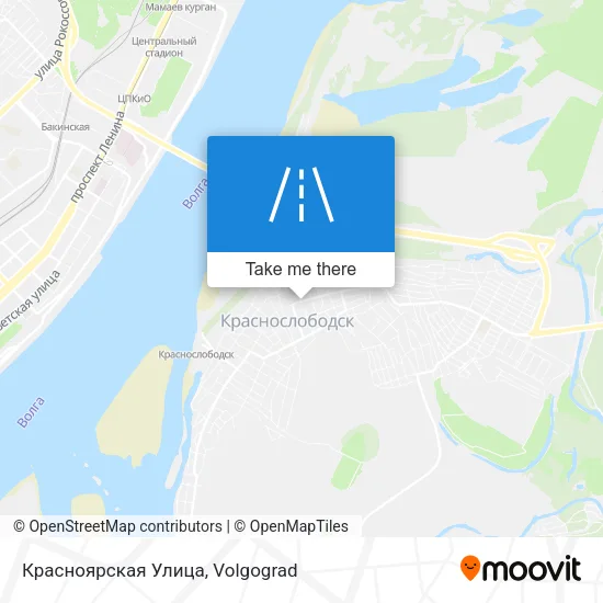 Красноярская Улица map