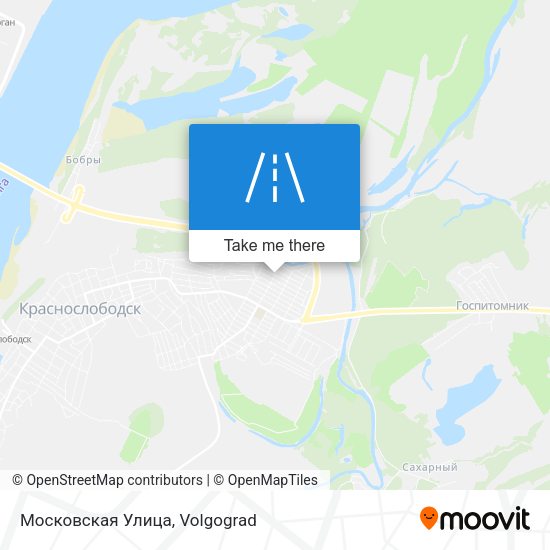 Московская Улица map