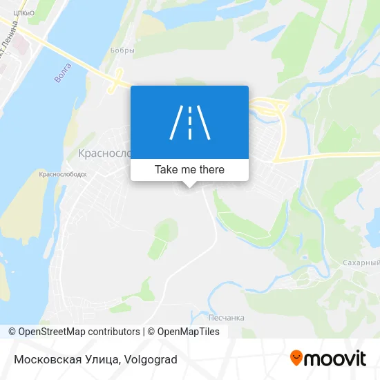 Московская Улица map