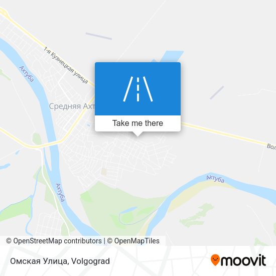 Омская Улица map