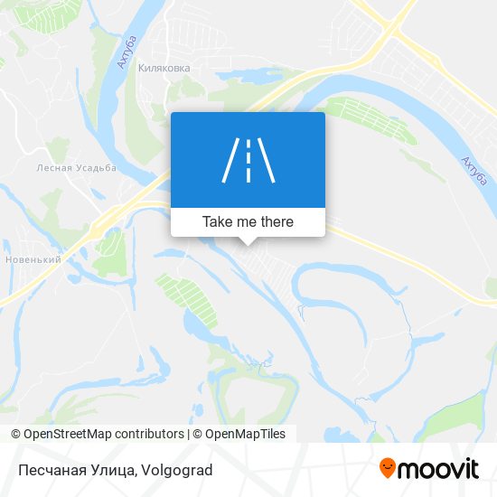 Песчаная Улица map