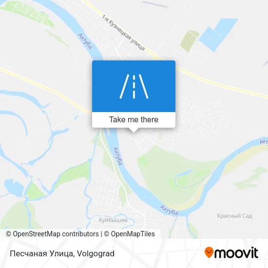 Песчаная Улица map