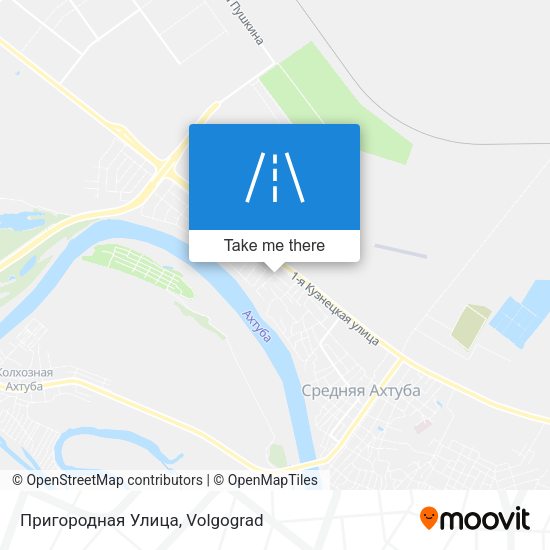 Пригородная Улица map
