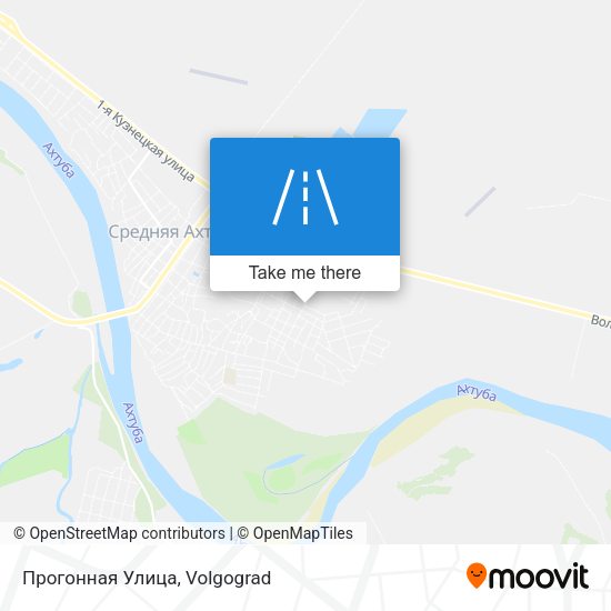 Прогонная Улица map