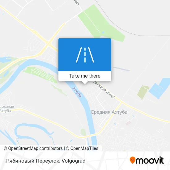 Рябиновый Переулок map