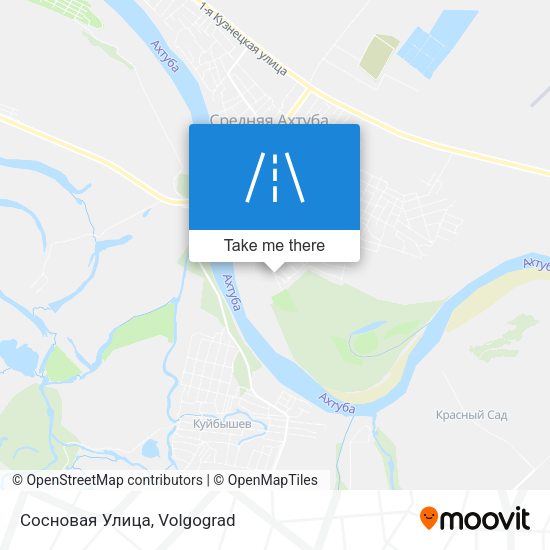 Сосновая Улица map