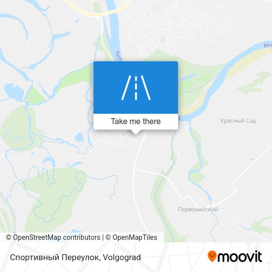 Спортивный Переулок map