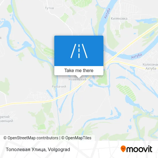 Тополевая Улица map