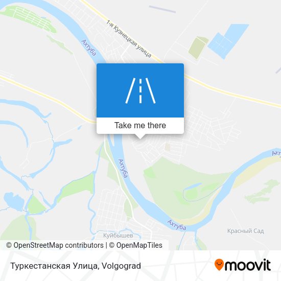 Туркестанская Улица map