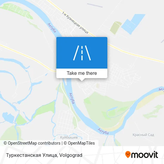 Туркестанская Улица map