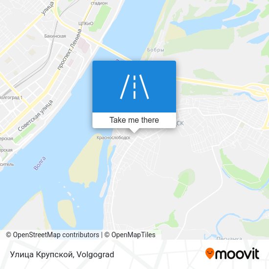 Улица Крупской map