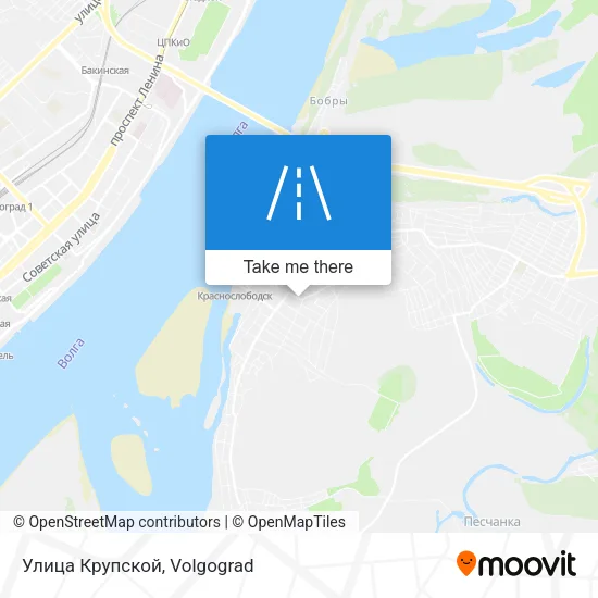 Улица Крупской map