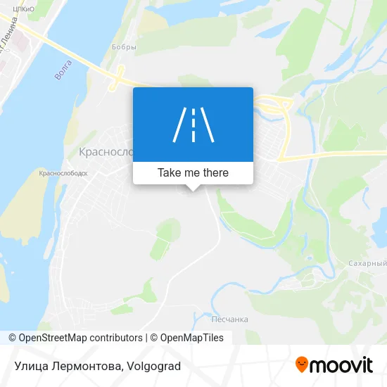 Улица Лермонтова map