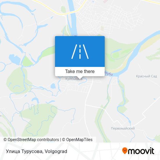 Улица Турусова map