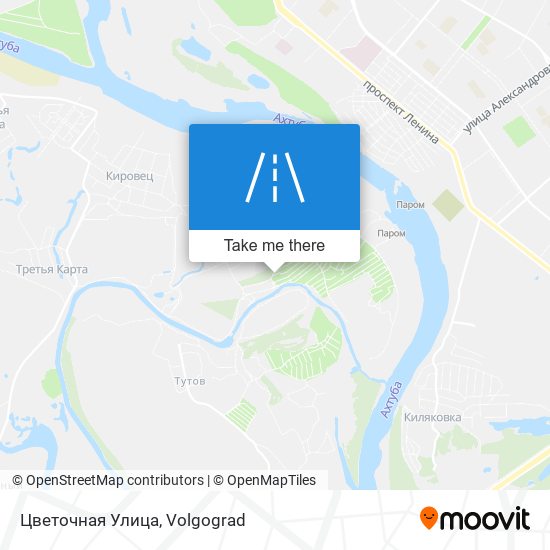 Цветочная Улица map