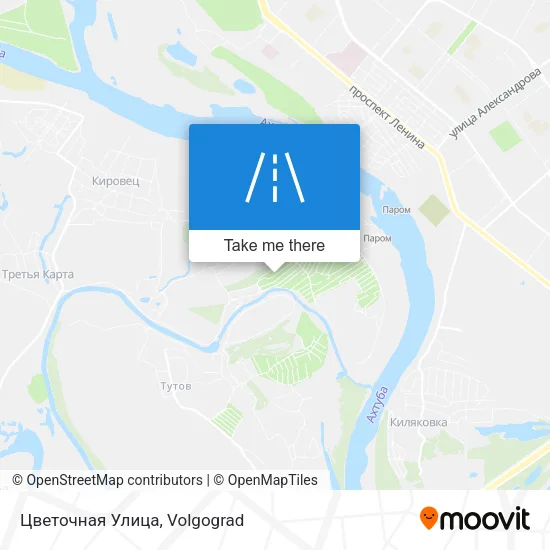 Цветочная Улица map