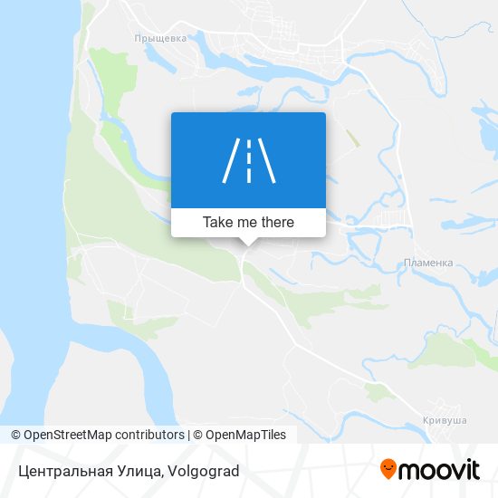 Центральная Улица map
