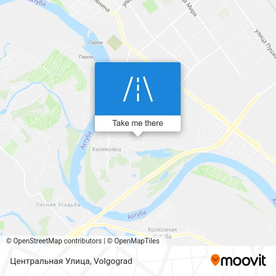 Центральная Улица map