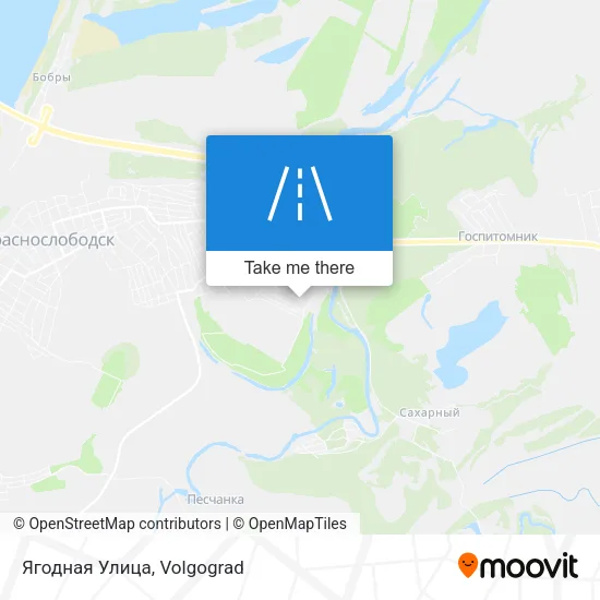 Ягодная Улица map