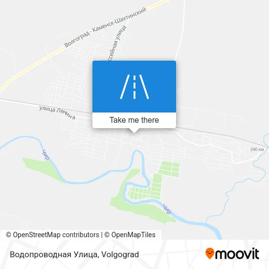Водопроводная Улица map