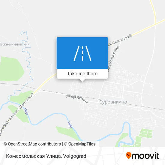 Комсомольская Улица map