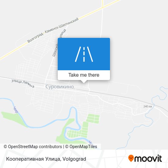 Кооперативная Улица map