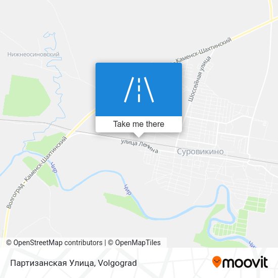 Партизанская Улица map