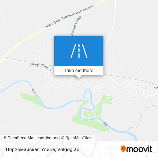 Первомайская Улица map