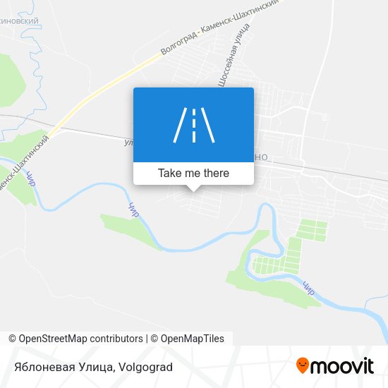 Яблоневая Улица map