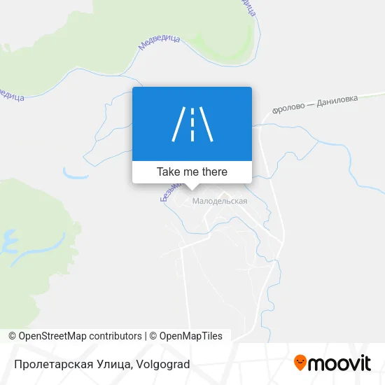 Пролетарская Улица map
